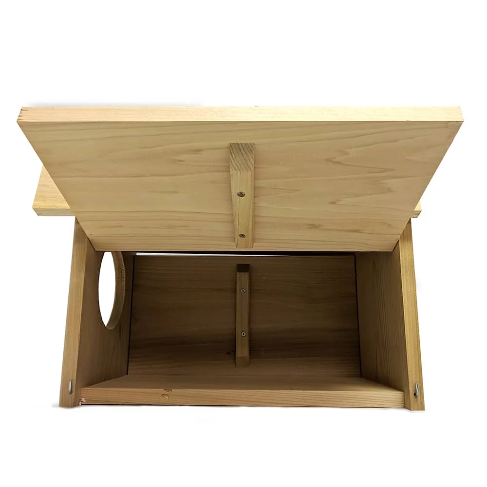 A-T-Z Woodcrafts Handcrafted Cedar Barn Owl Nest Box 21.75 inch