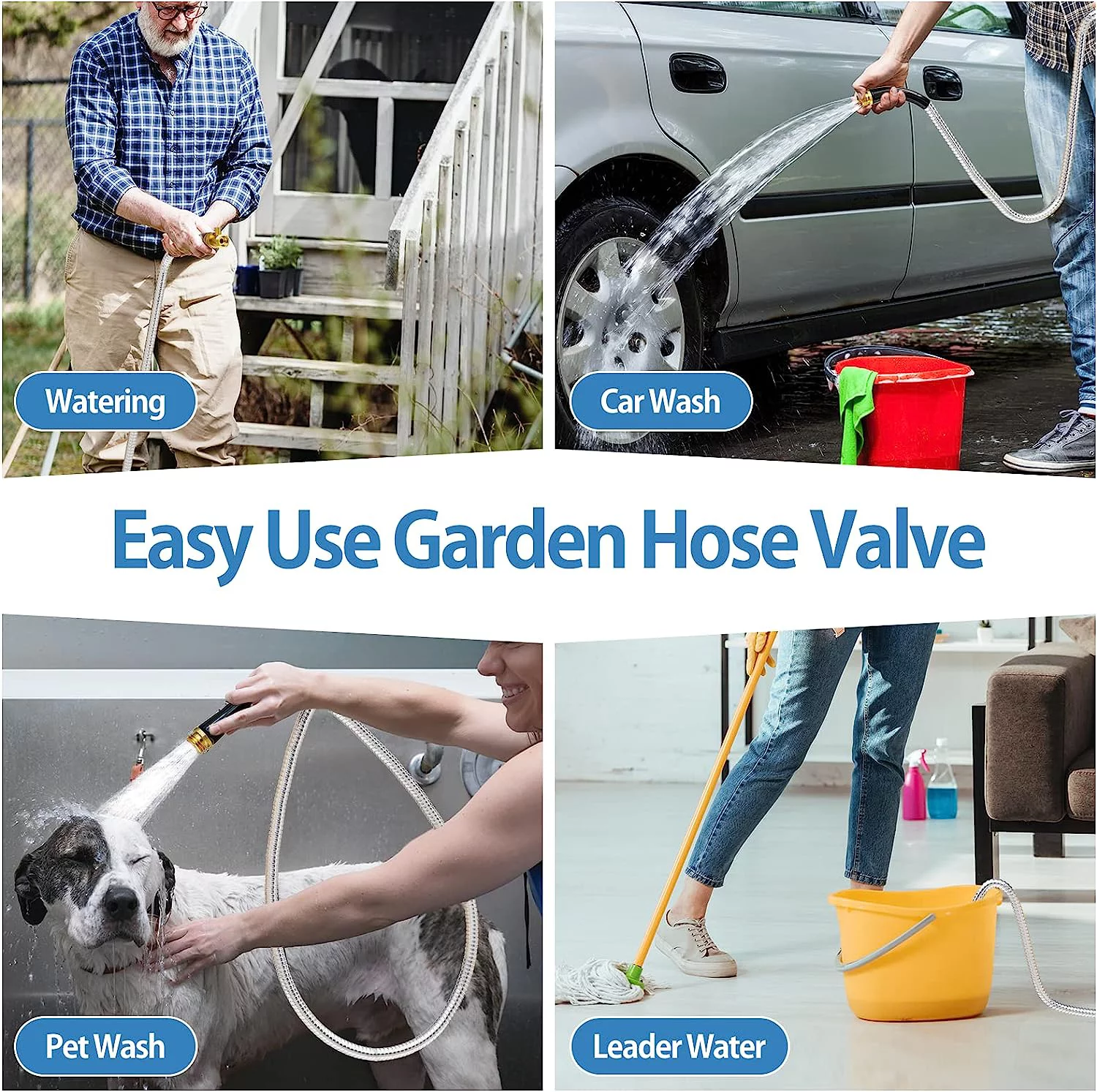 SPECILITE 100 FT Garden Hose, 304 Stainless Steel Metal Heavy Duty Flexible Water Hose, Collapsible, Kink Free, Durable, Lightweight Hose