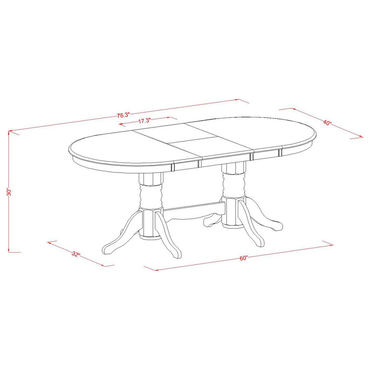 HomeStock Lakefront Luxury Dining Table Set
