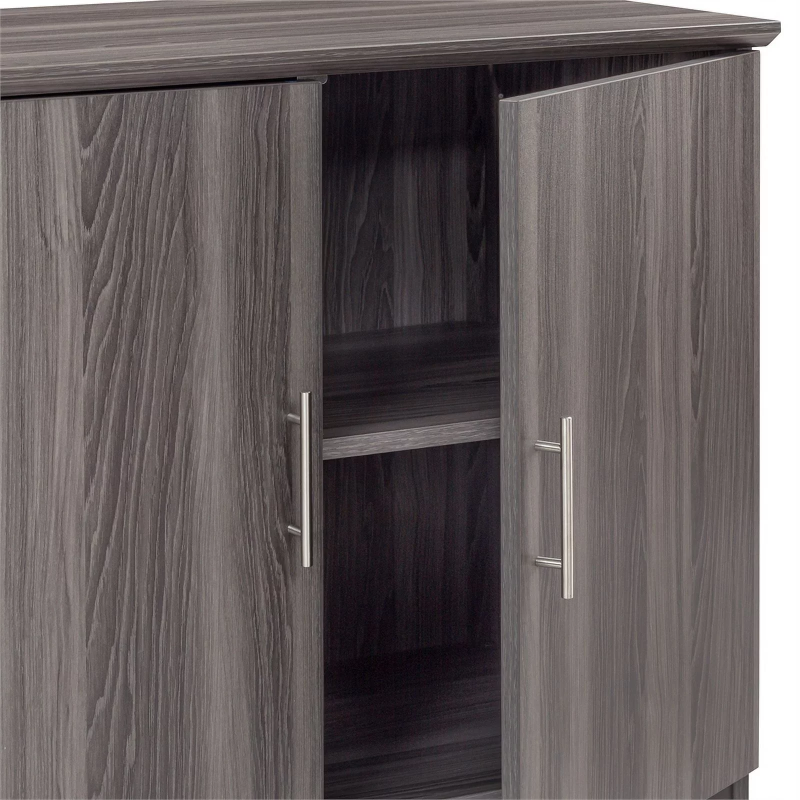 Safco Medina Series Storage Cabinet, 36w x 20d x 29 1/2h, Gray Steel -MLNMSCLGS