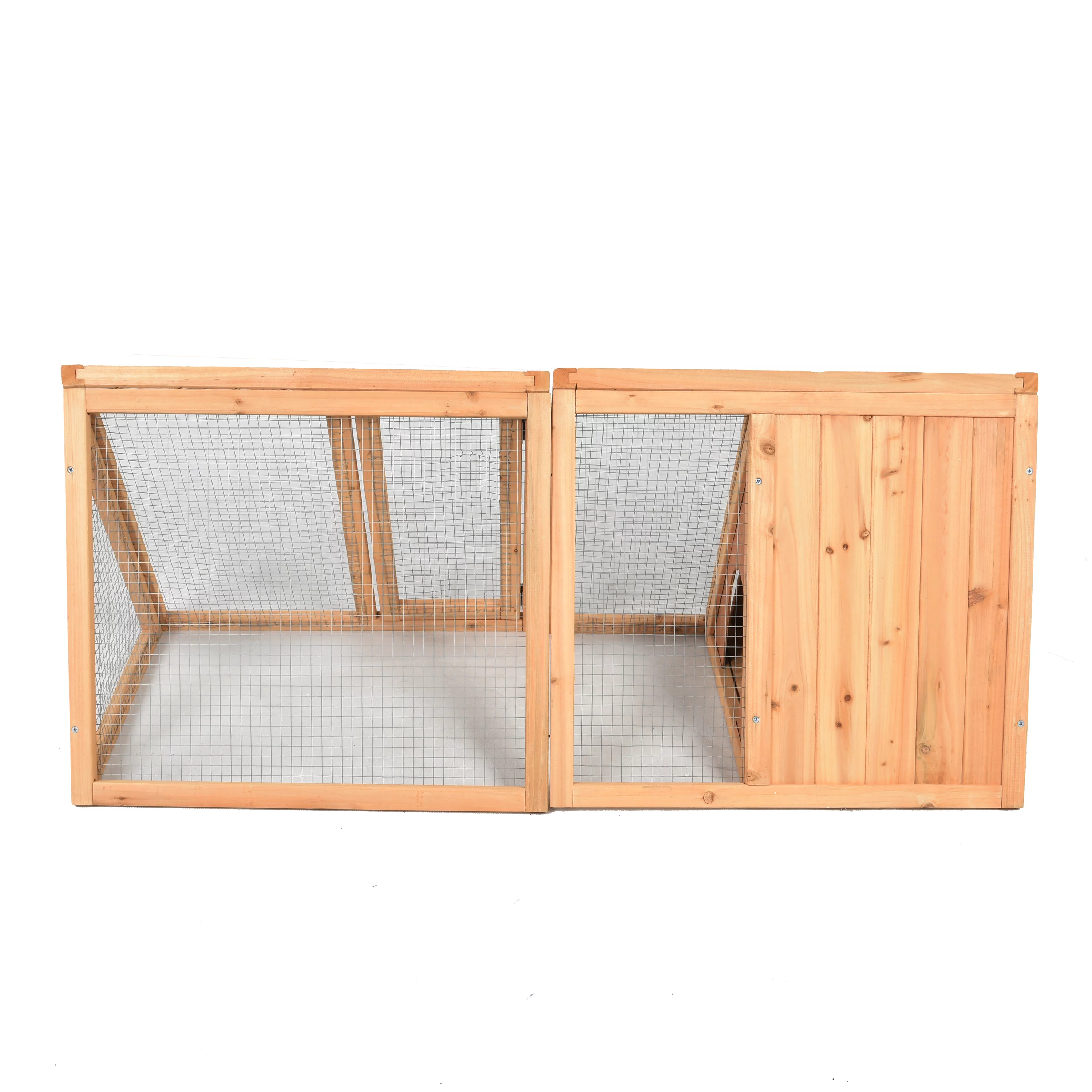 Small Chicken Coop Rabbit Hutch Wooden Bunny Cage Pet House Coop Small Animal Poultry 47