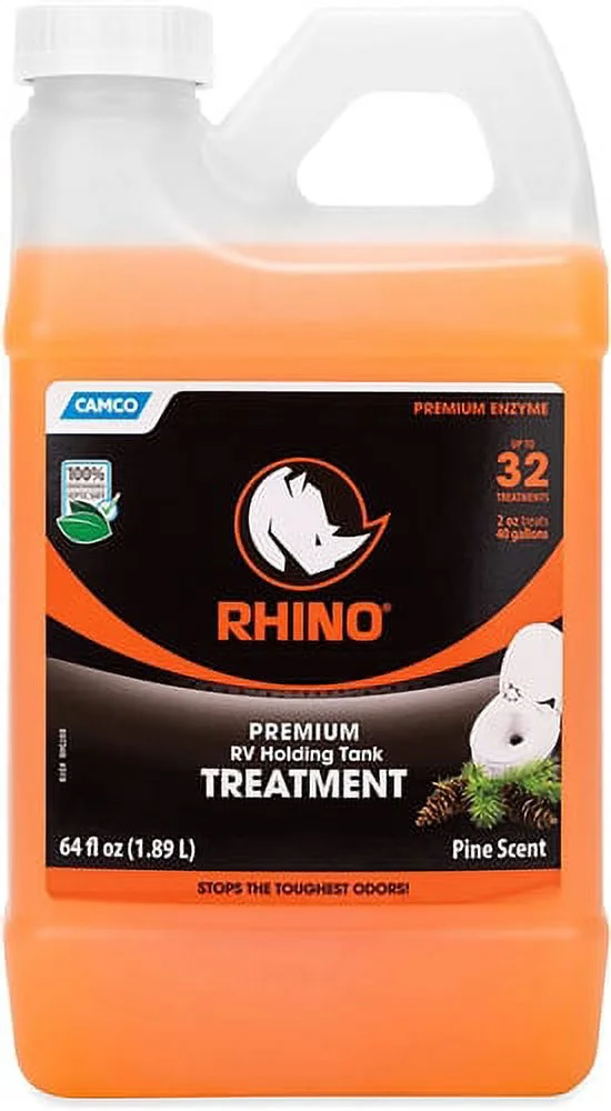 Camco 41514 Rhino RV Premium Enzyme Holding Tank Treatment - 64 Oz
