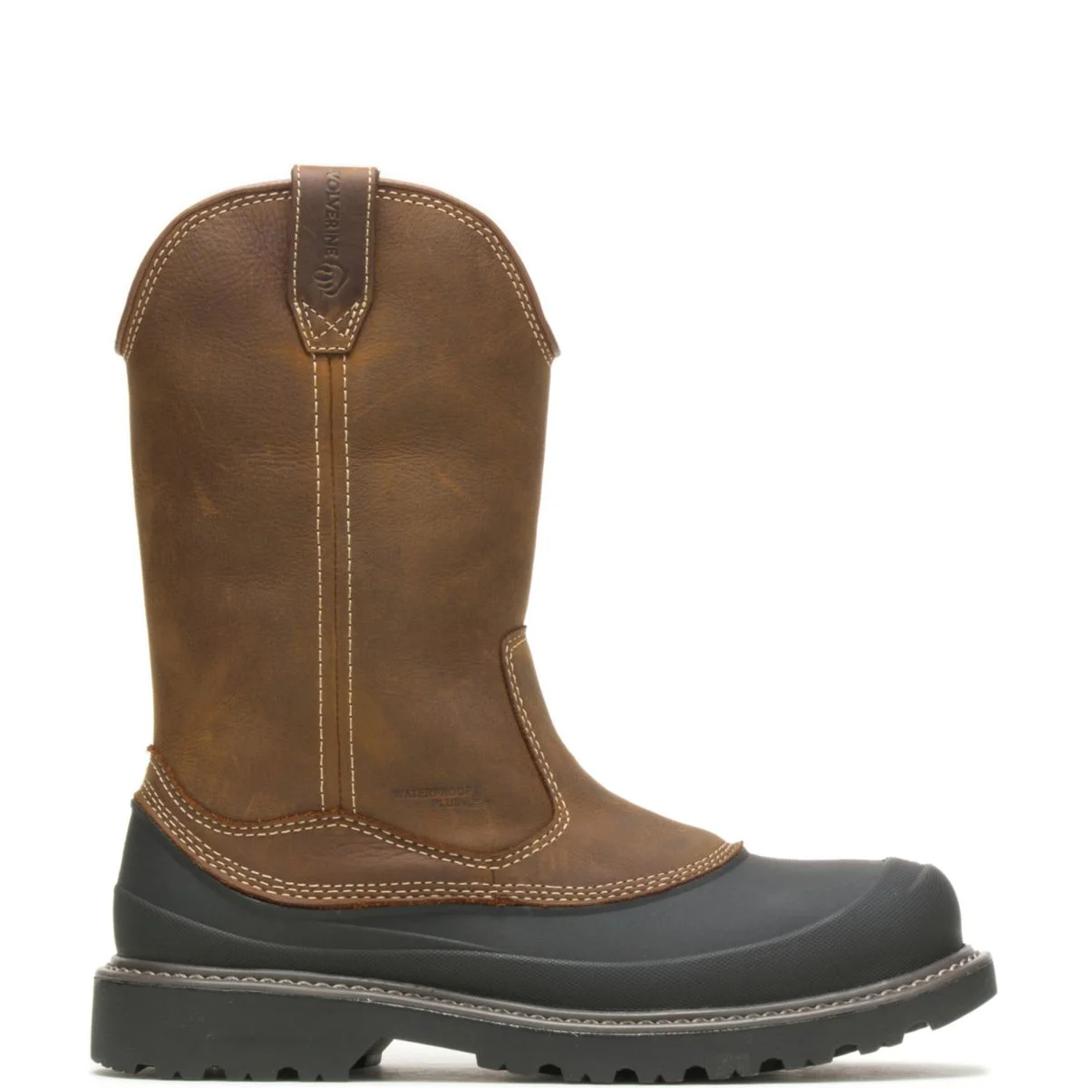 Wolverine Floorhand Swamp Steel-Toe Work Wellington Men Dark Brown