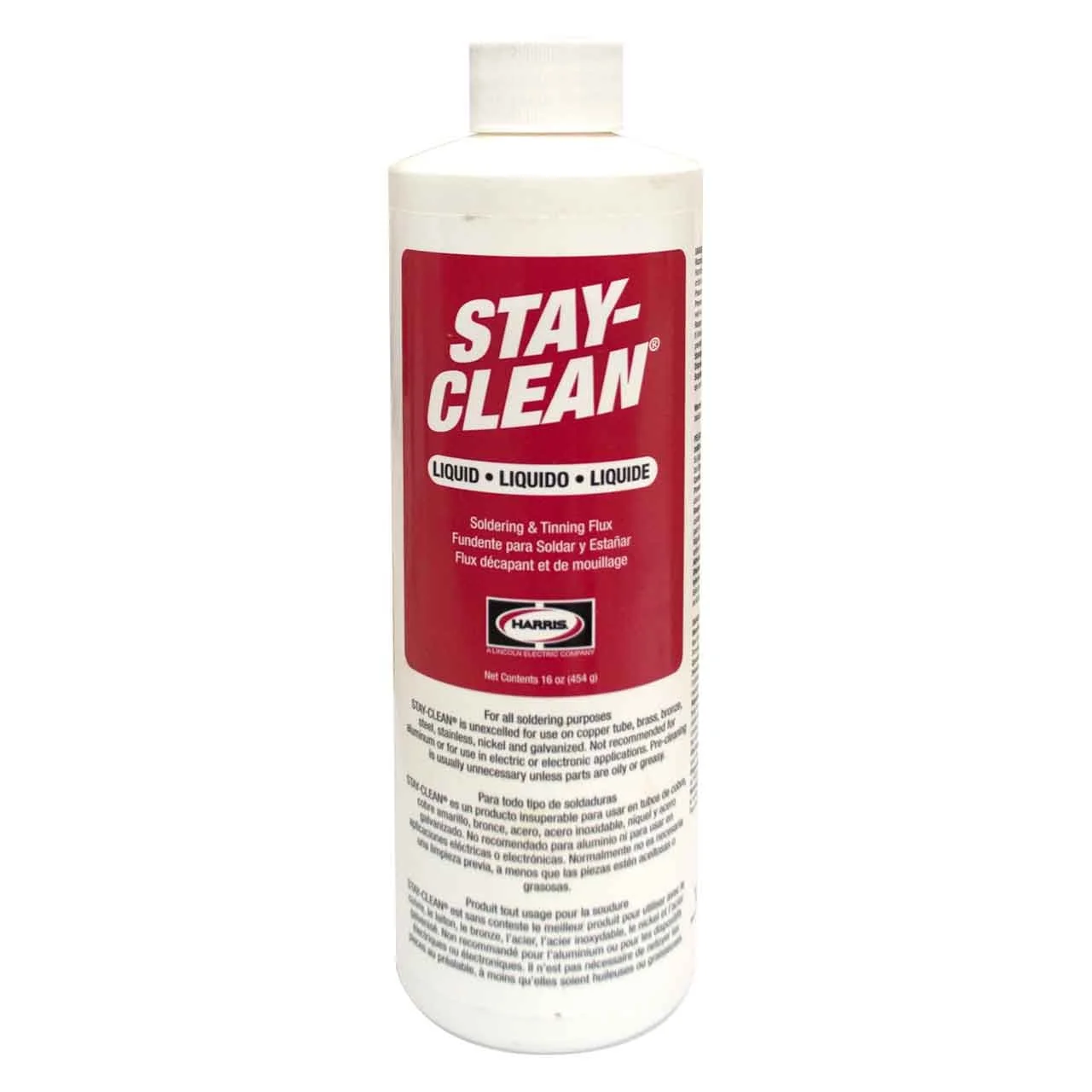 Harris Product Group Stay-Clean Liquid Soldering Flux, Bottle, 16-oz. - 1 EA (348-SCLF16)
