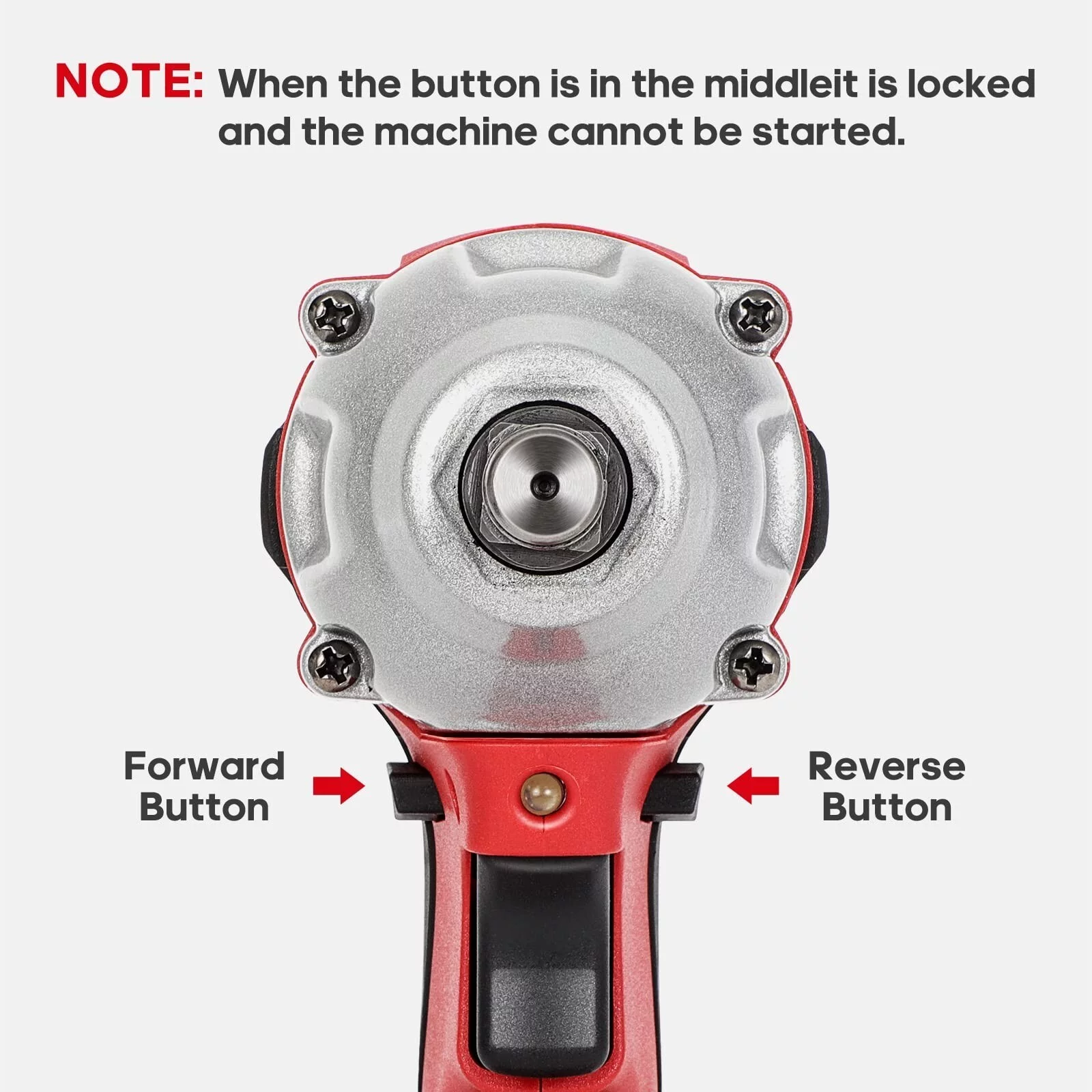WUKETIN 21V Cordless Impact Wrench, Electric Brushless Motor Impact Drill Driver with 2 Battery and Chuck/Drill/Sockets/Tool Box/Fast Charger