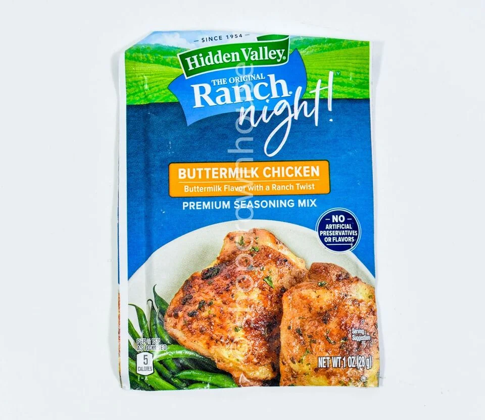 6 Hidden Valley Ranch Night BUTTERMILK CHICKEN Seasoning Mix 1 ounce 01/04/2024