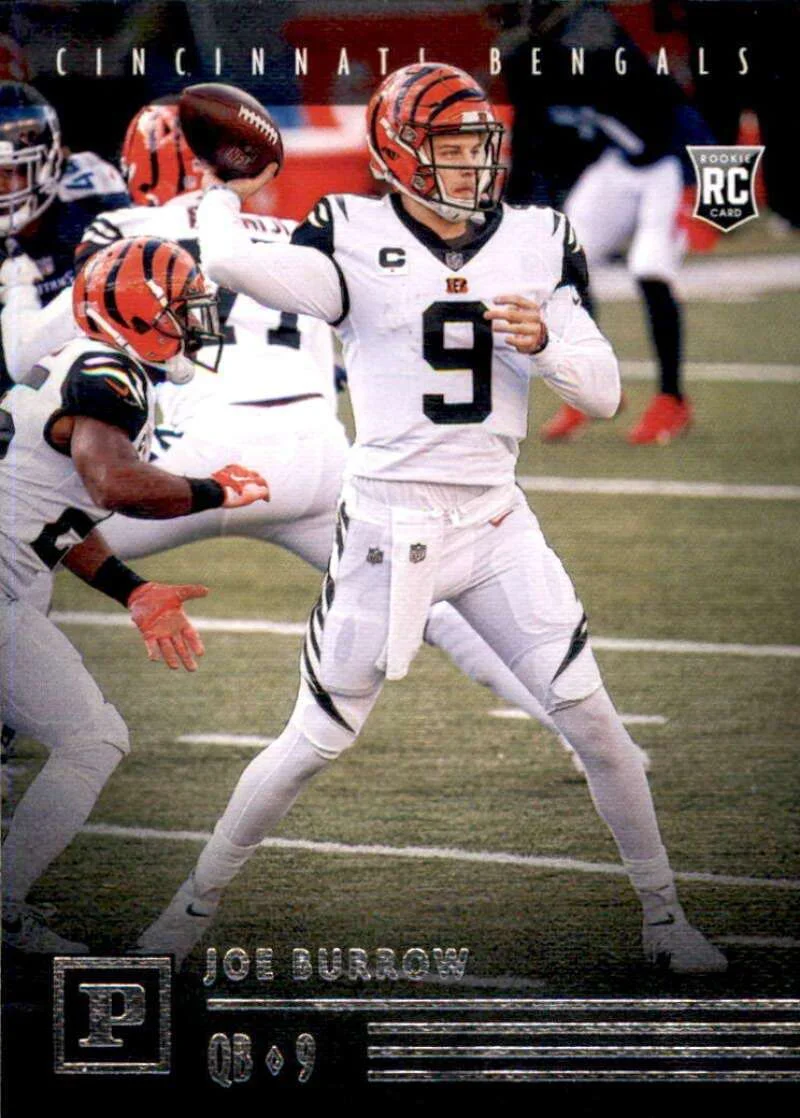 NFL 2020 Panini Chronicles Football Joe Burrow Trading Card PA-1 (Rookie)