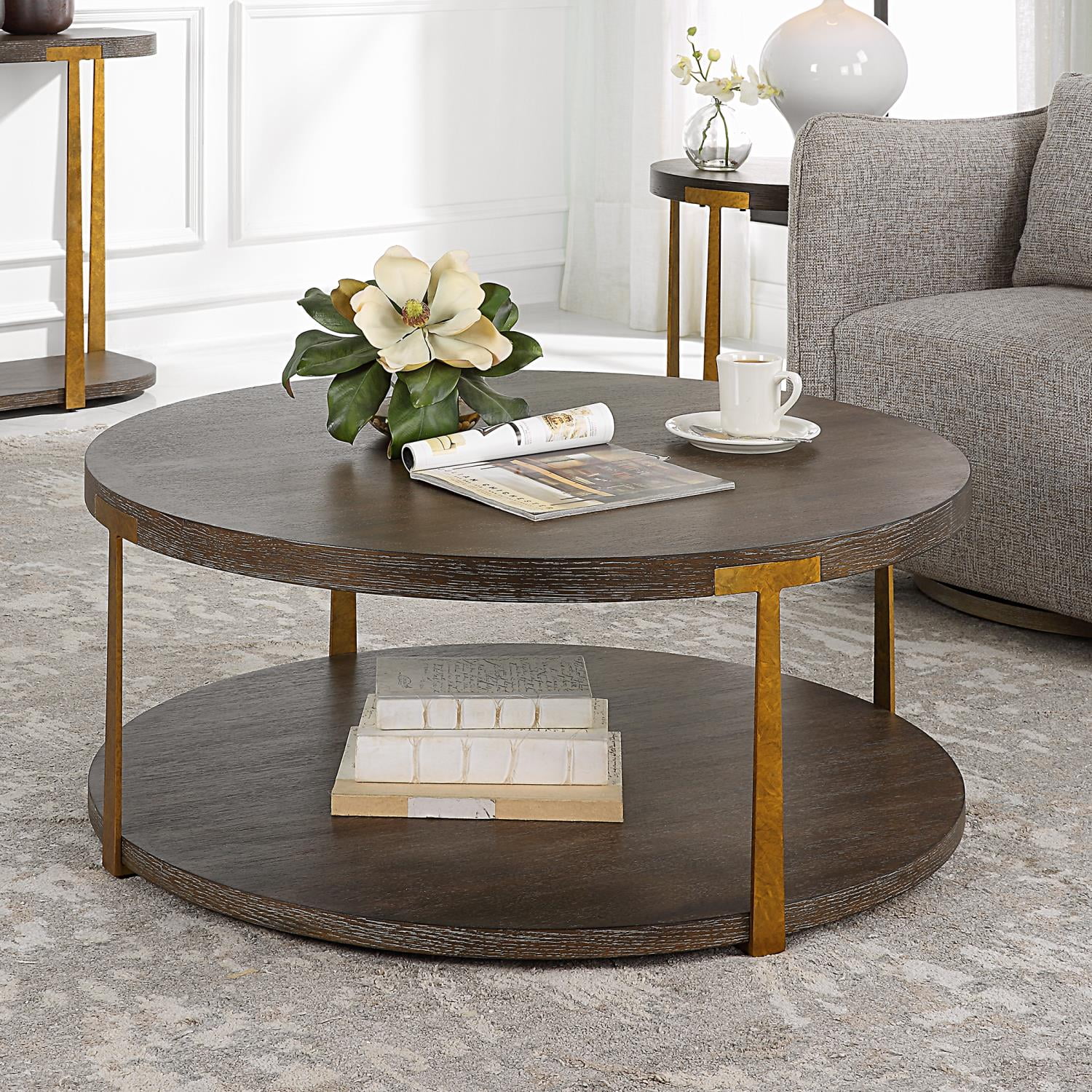 25555-Uttermost-Palisade - Coffee Table-17 Inches Tall and 40 Inches Wide