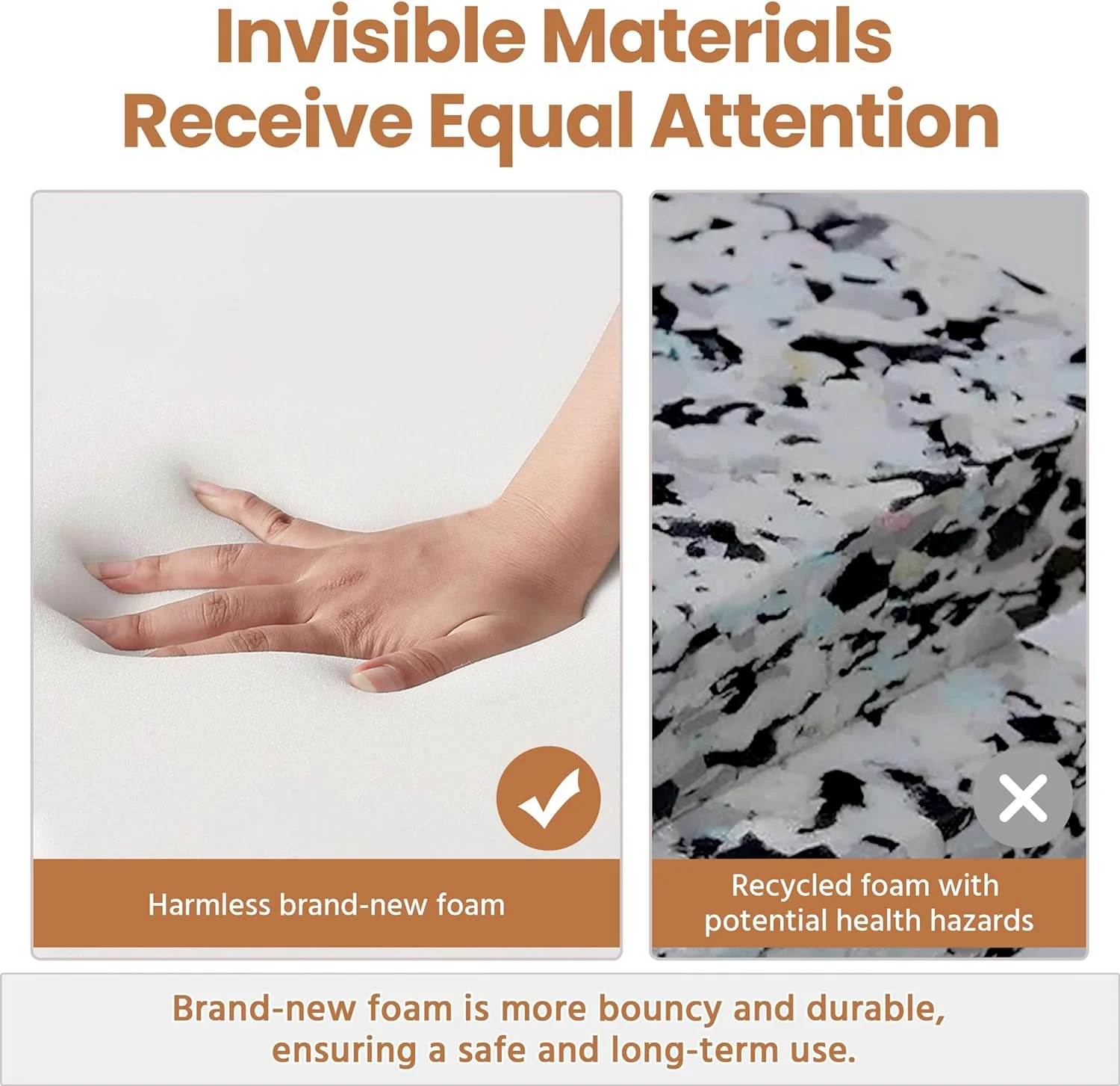 U-ToBe Accent Chair, Living Room Chair Mid Century PU Leather Armchair Lumbar Pillow, Comfy Upholstered Reading Chair Wood Leg Bedroom Lounge Brown