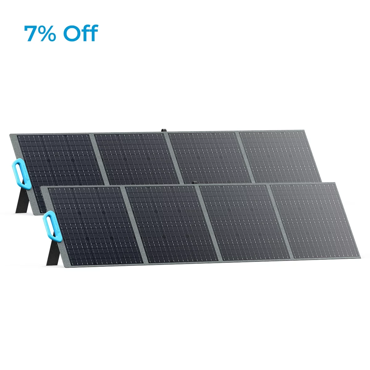 BLUETTI Solar Panel 2PCS 200W Foldable Solar Power Backup,PV200 for AC200P/Max/EB70S/EB55 Portable Power Stations ,Off-Grid Supplies for Outdoor Camping