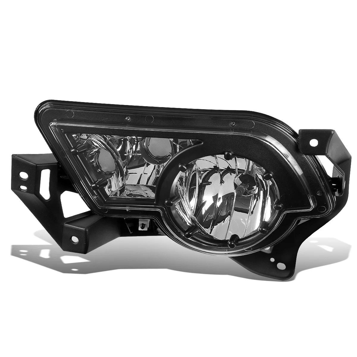 DNA Motoring FL-ZTL-321-CH-L For 2002 to 2006 Chevy Avalanche 1500 2500 Factory Style Crystal Lens Left/Driver Side Fog Light Lamp w/Body Cladding 03 04 05