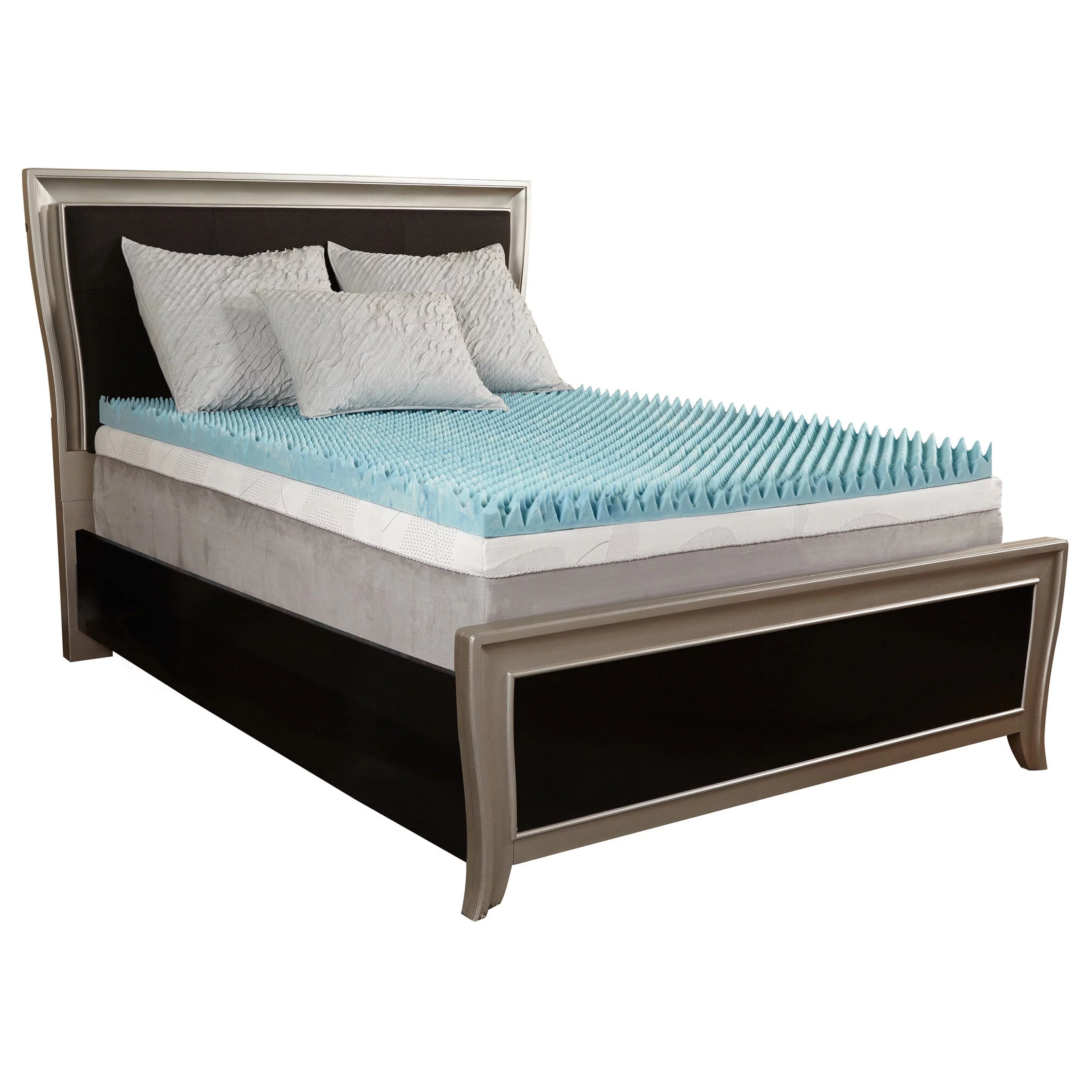 Simmons Beautyrest Simmons Curv Highloft 2-inch Gel Memory Foam MattressTopper