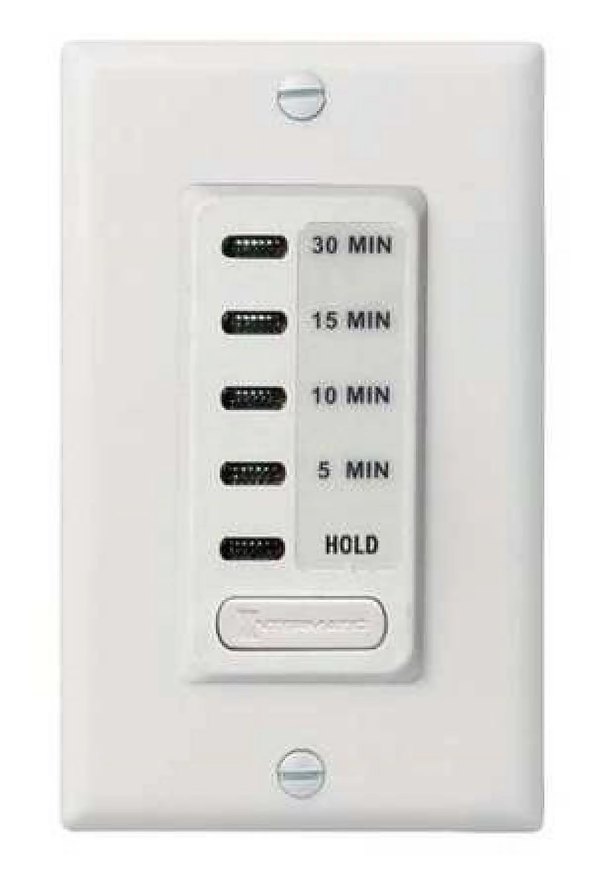 Intermatic EI200W Electronic Countdown Timer, 120 VAC, 60 Hz, Preset Times 5,10,15,30 Minute, With Hold, White