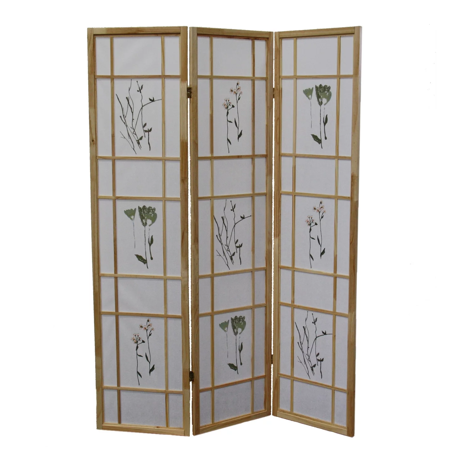 Homestock Urban Upmarket 3 Panel Shoji Screen - Cherry