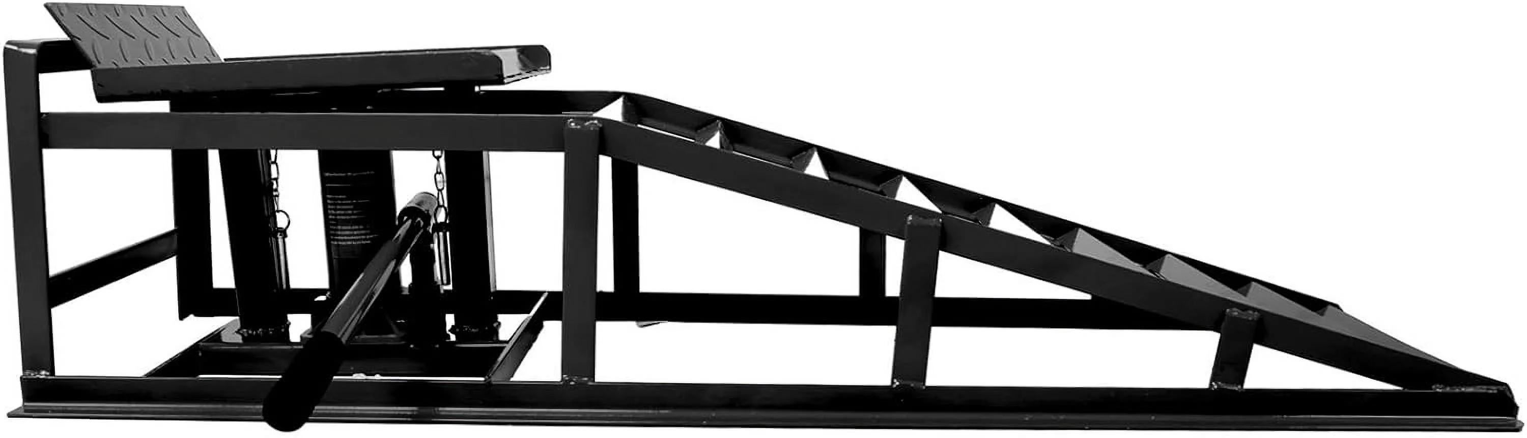 Tabaray Car Ramps Lifts 10000Lbs 5T Capacity Garage Vehicle Lift Ramps Auto Car Truck Service Ramps Lifts Automotive Hydraulic Lift Repair Frame Lift (Set of 2, Red)