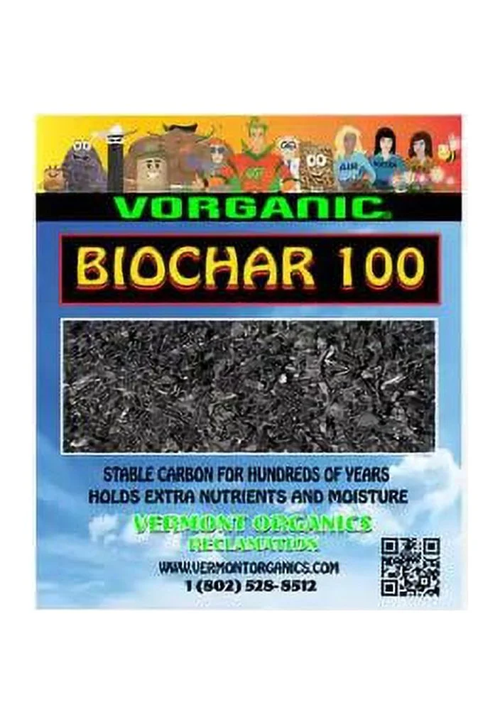 Organic Biochar, 5 lbs, Gardening Bio Char, Supports Plant Growth