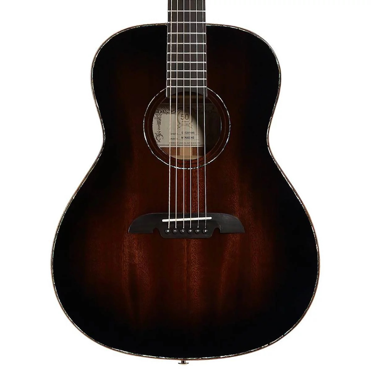 Alvarez MFA66 Masterworks OM/Folk Acoustic Guitar Shadow Burst