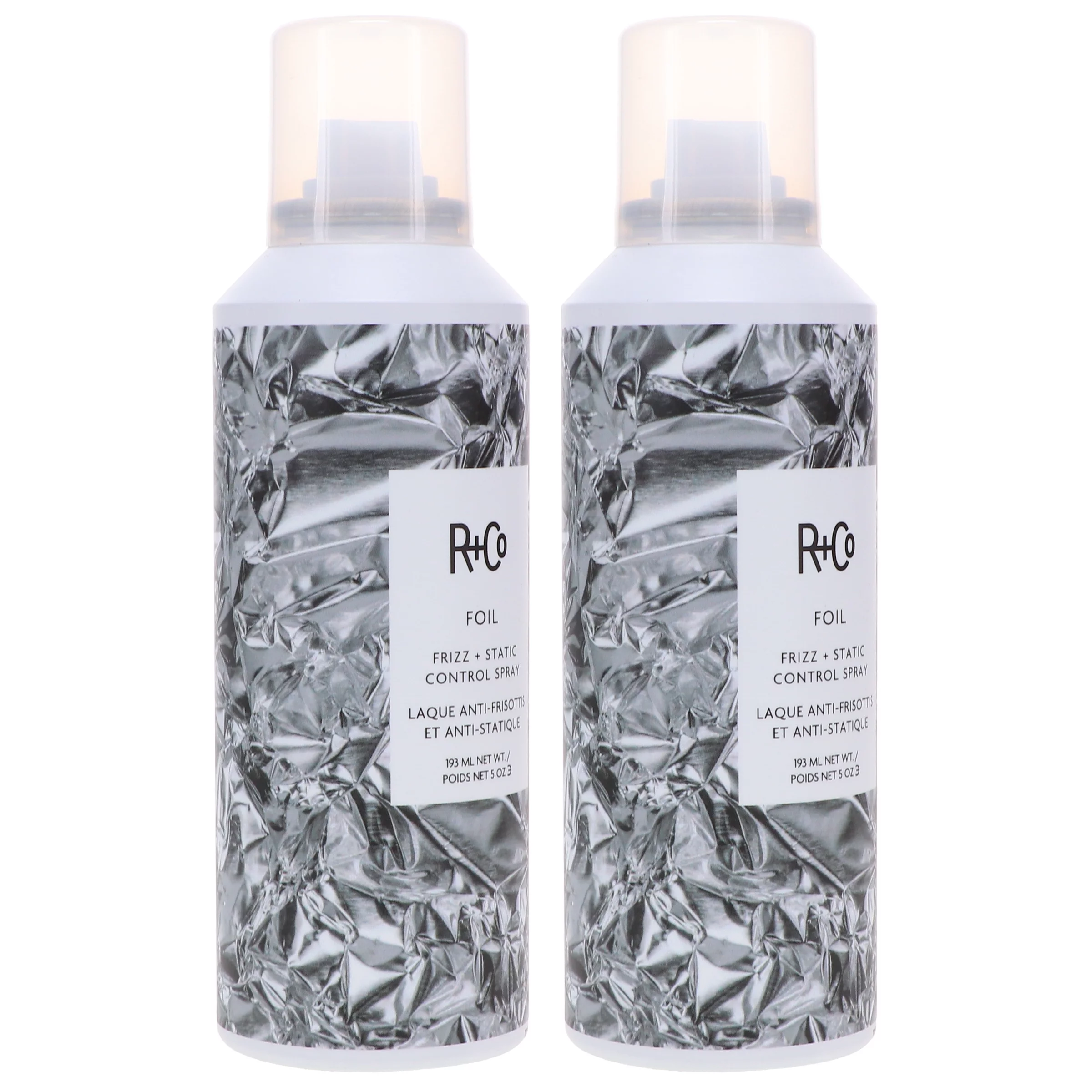 R+CO Foil Frizz And Static Control Spray 5 oz 2 Pack