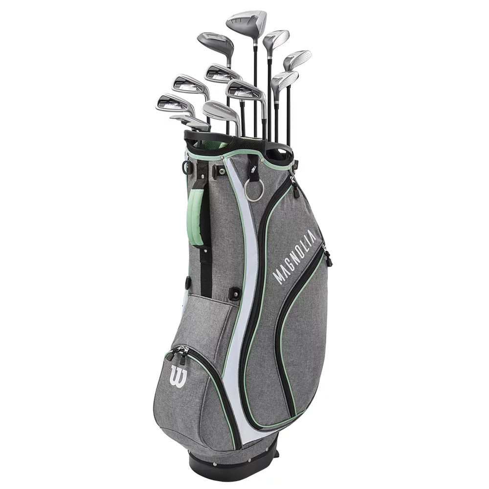 Wilson Golf Magnolia Ladies Complete Set w Cart Bag, Calm Wave Petite