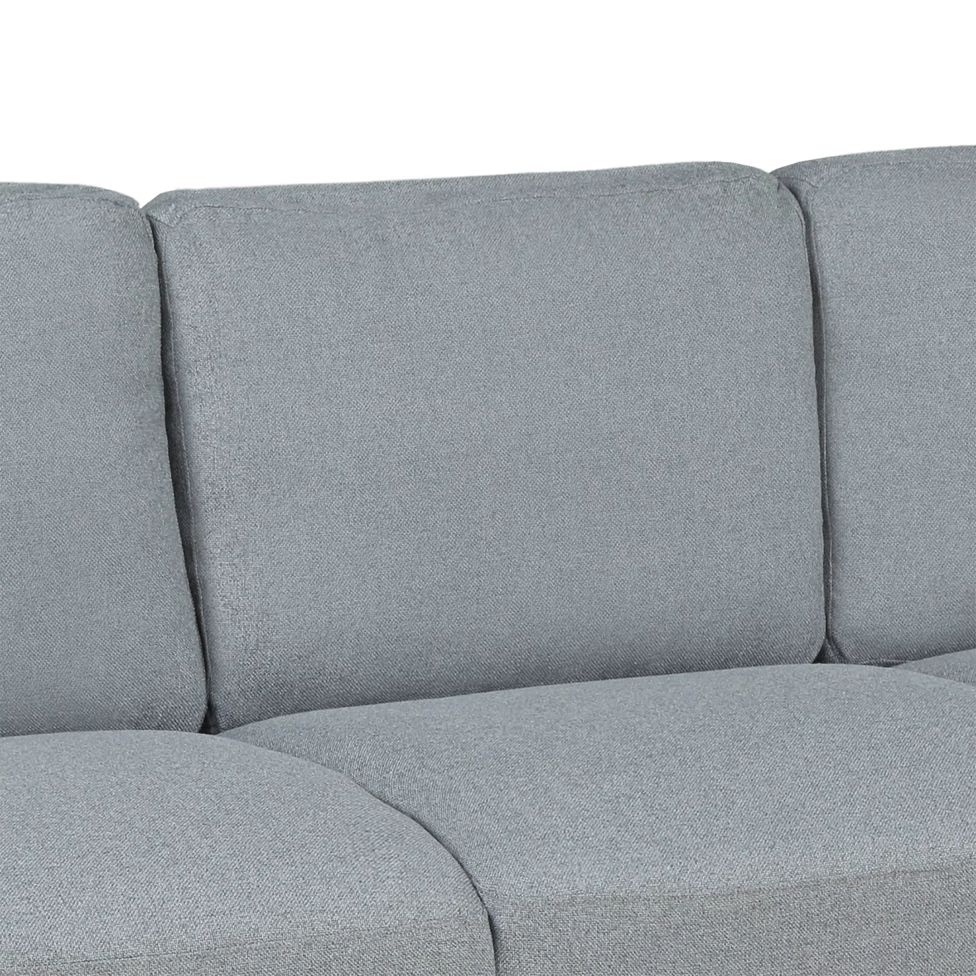 Dawn Whisper Living Room Furniture Loveseat Sofa and 3-seat Sofa, Gray