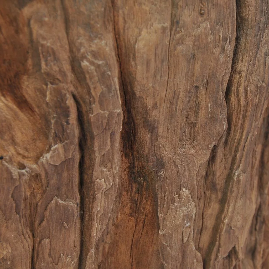 Andoer Coffee Table Teak Glass 19.7