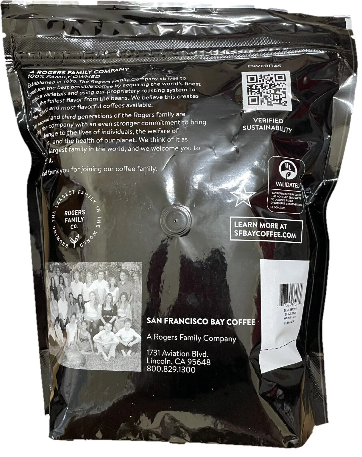 2 Pack, San Francisco Bay Cold Brew Ground Coffee Light Roast 32 Oz, 2 Lbs Each