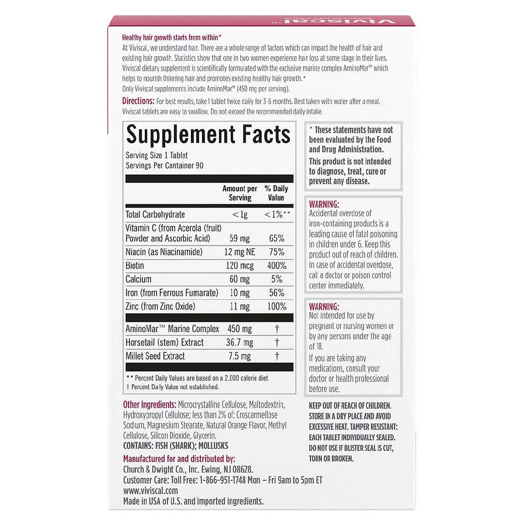 Viviscal Hair Growth Supplement for Women