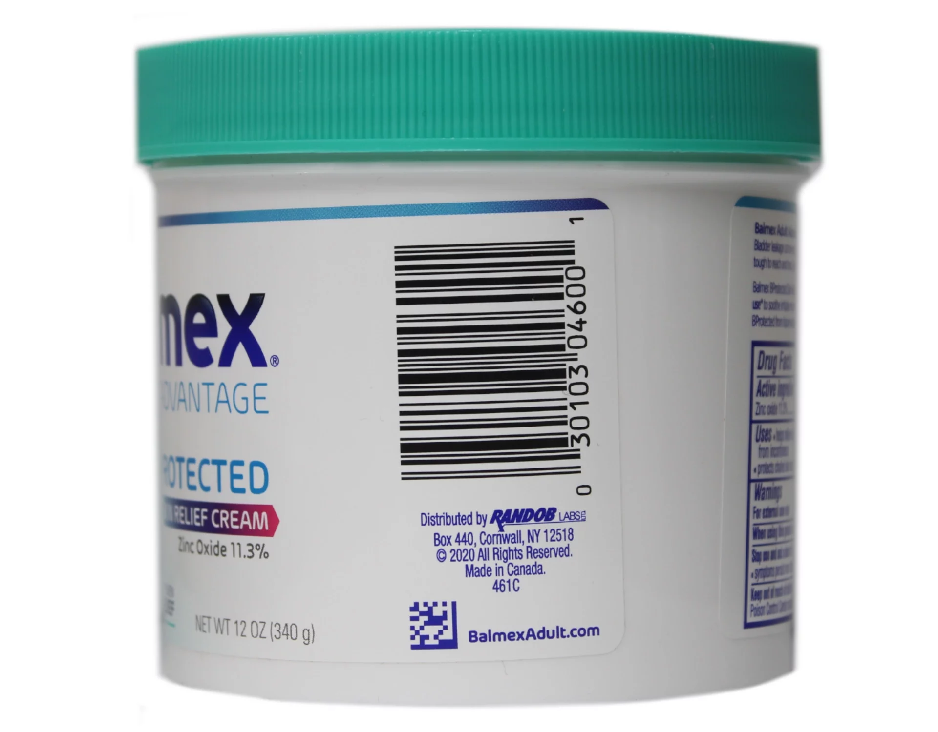 Balmex Adult Care Rash Cream 12oz Each