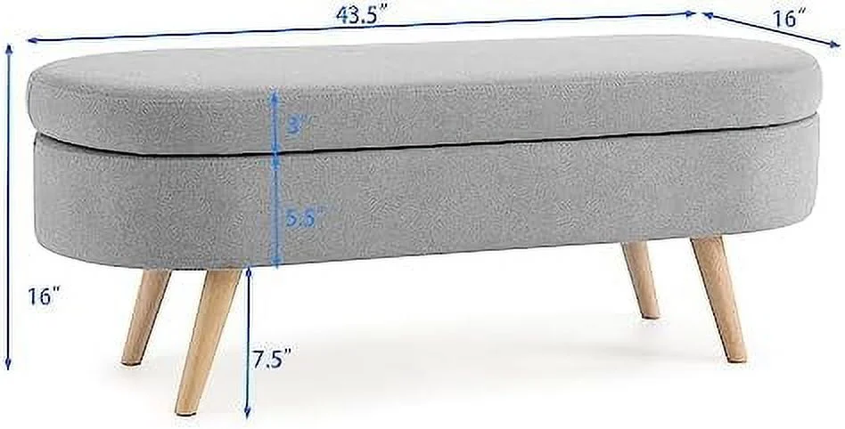 HBLUKDL 63\u201D Velvet  Ottoman Bench with Rolled Arm for Bedroom End of Bed Bench Upholstered Ottoman Bench with 1 Pillow for Bedroom