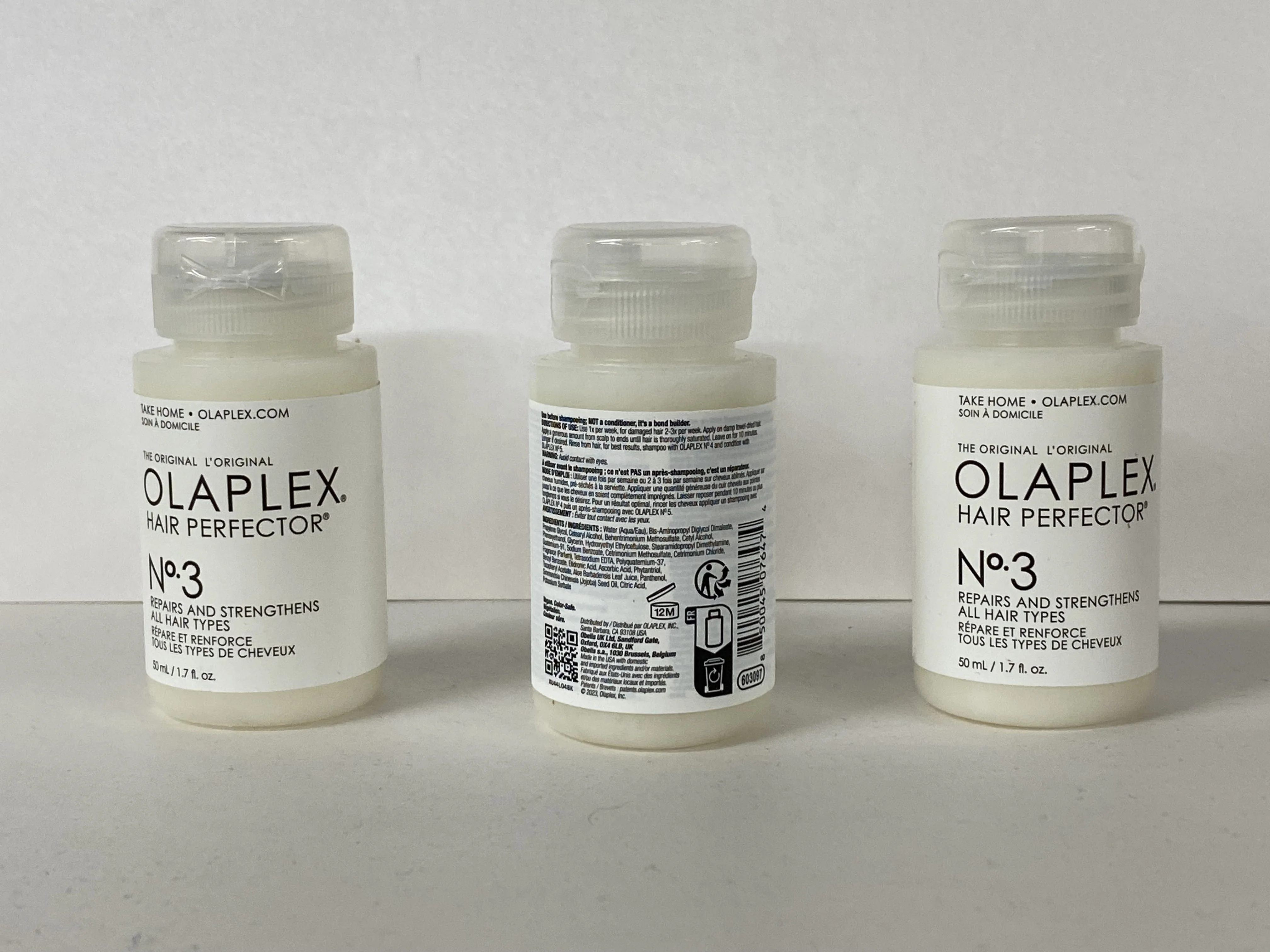 Olaplex No 3 Hair Perfector reapirs and strengthens all hair types. 1.7oz ( 3 Pack )