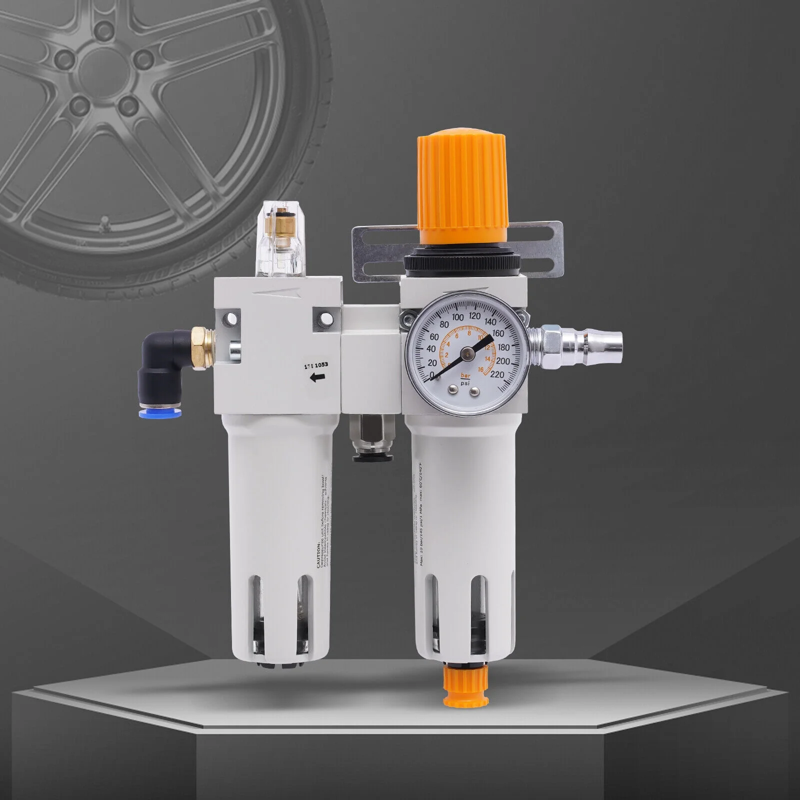 Oil Water Separator 145 Psi Air Pressor Regulator For Tire Changer Machine Part