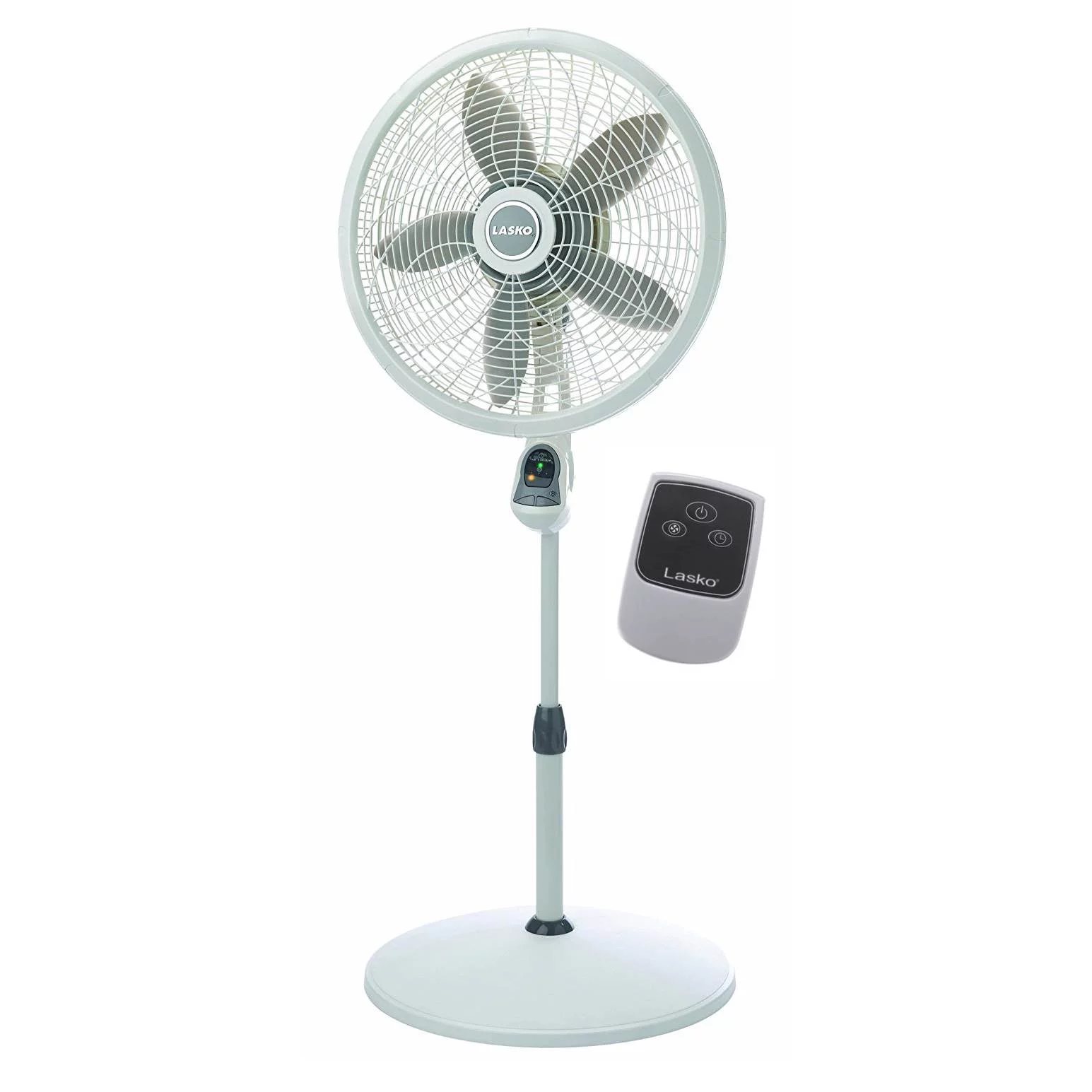 Lasko 18 Inch Elegance Performance Oscillating Pedestal Fan w/ Remote (2 Pack)