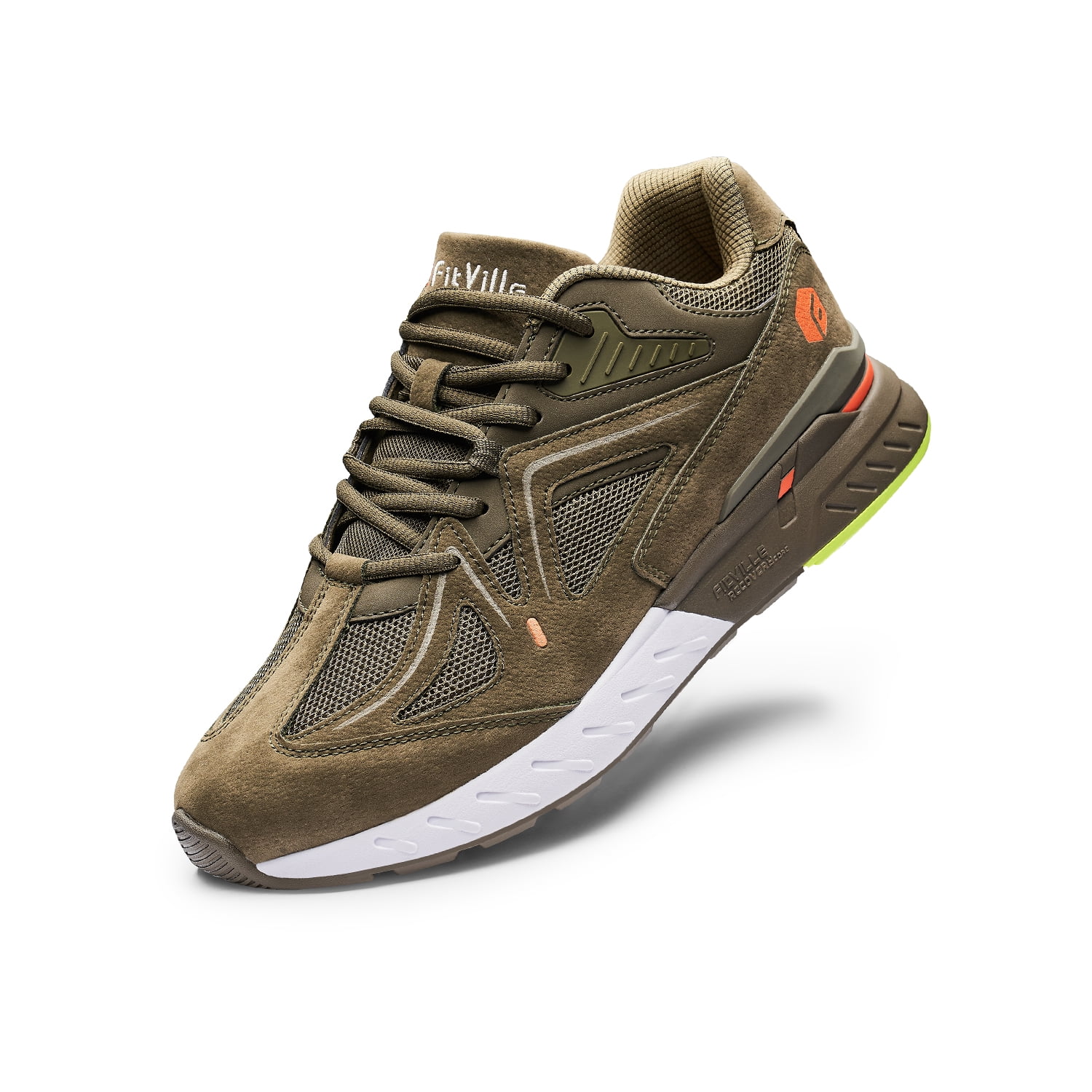 FitVille Womens Extra Wide Walking Shoes Wide Width Athletic Sneakers - Rebound Core