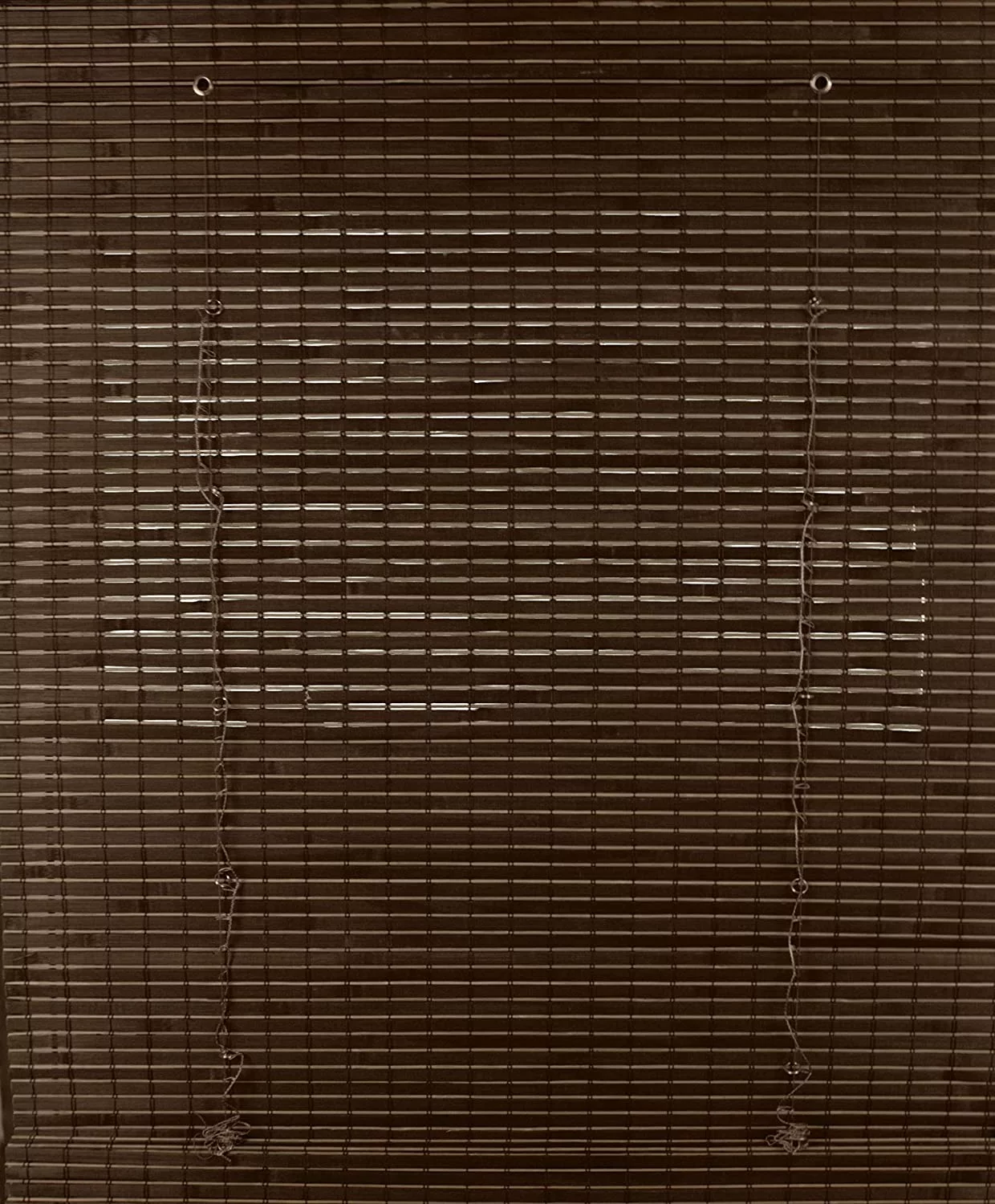 Sheer Bamboo Roman Shades with  - Java Deep, 27