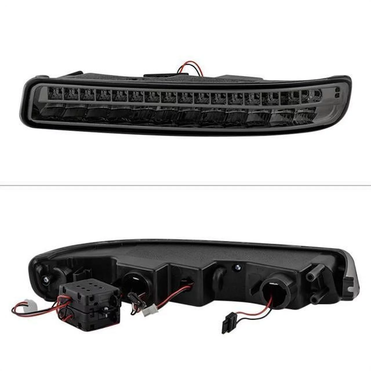 Spyder Auto GMC Sierra 99-06 ( Don‘t fit Denali Model ) / Yukon 00-06 ( Don‘t fit Denali Model ) Full LED Bumper Lights - Smoked 9029332