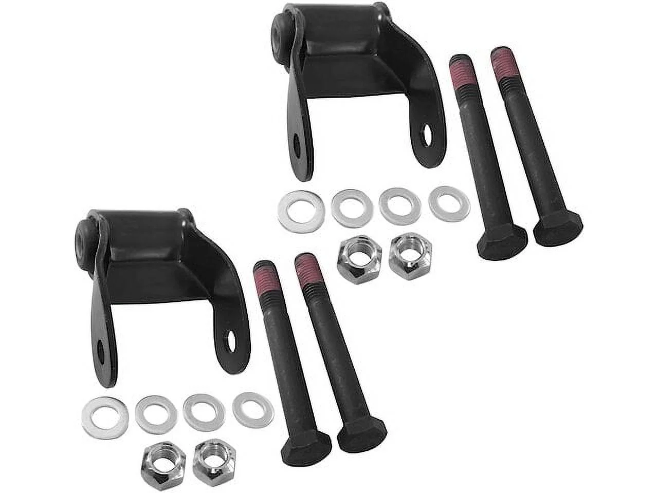 Rear Rearward Leaf Spring Shackle Set - Compatible with 1973 - 1974 GMC P35/P3500 Van