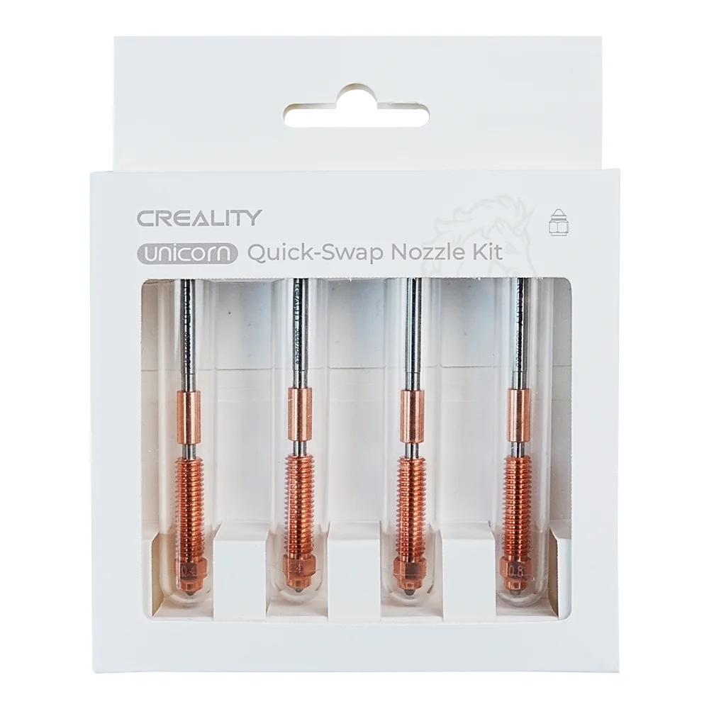 Nozzle,Quick Swap Nozzle Alloy Heat And Steel Creality '''' Quick-swap Alloy And Kit K1c And 3 V3 Nozzle V3 3d Printers - 0.6mm*1 4pcs - 4pcs With - 0.8mm*1 Copper