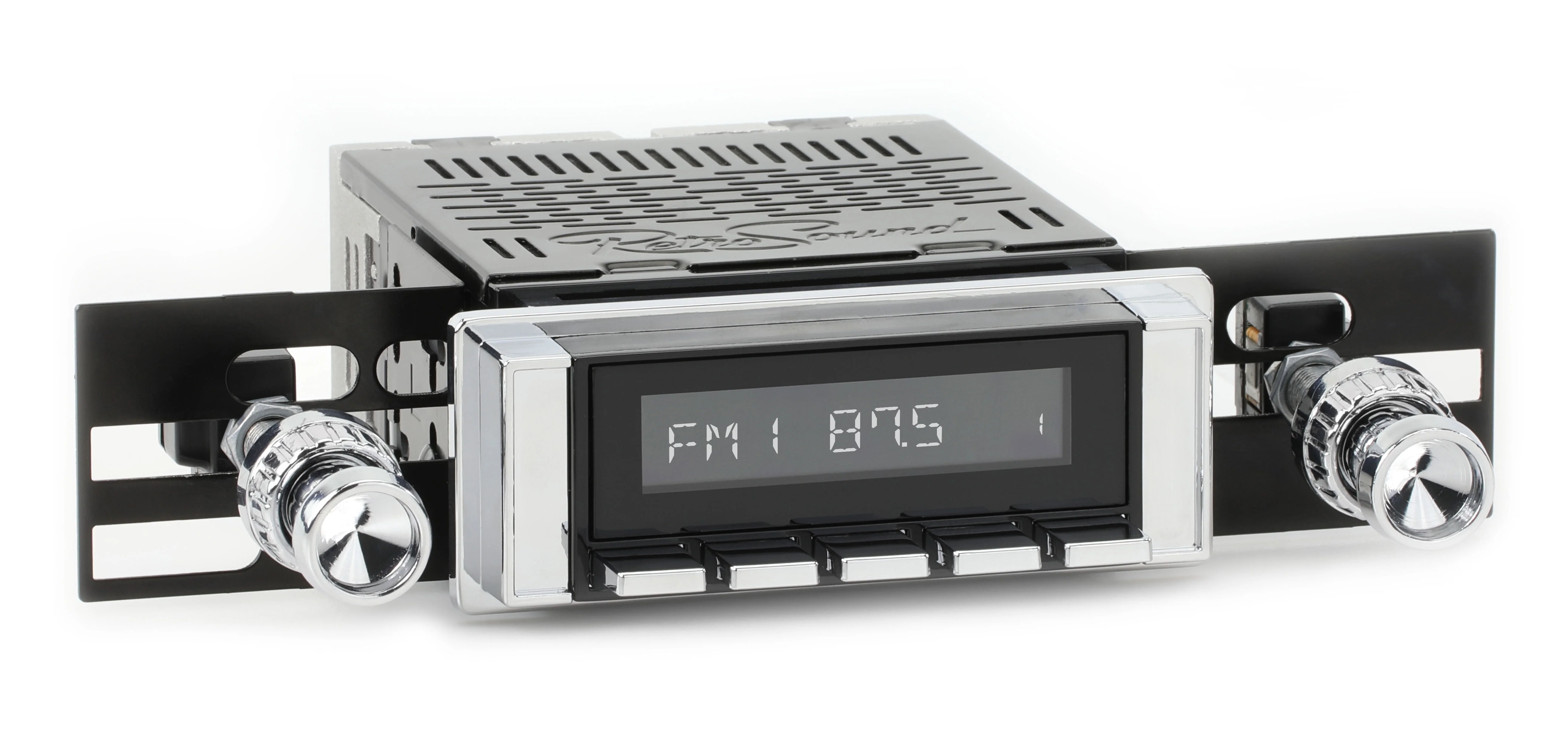 RetroRadio Compatible with 1964-66 GMC C/K Series Truck Features Include Bluetooth, USB, AM/FM HBC-M2-111-04-74G