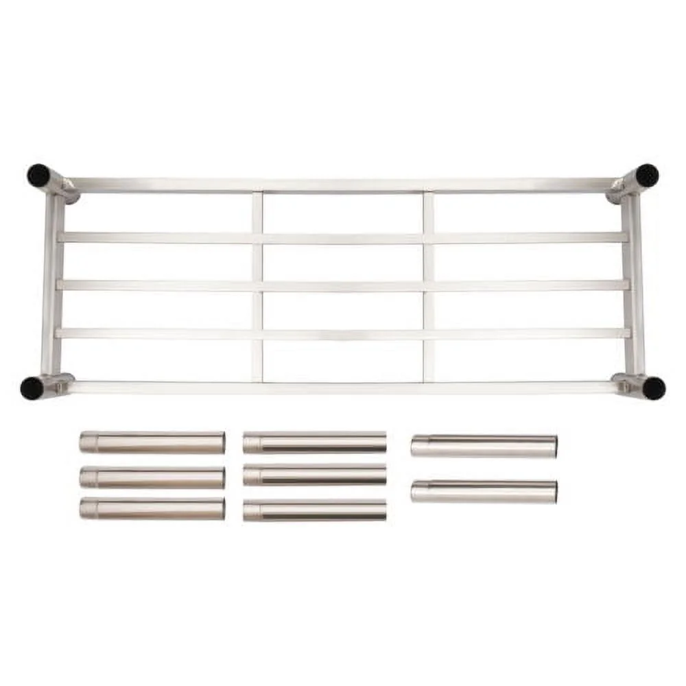 Stainless Steel Commercial Sink Utility Sink 2 Compartment Kitchen w/Prep Table