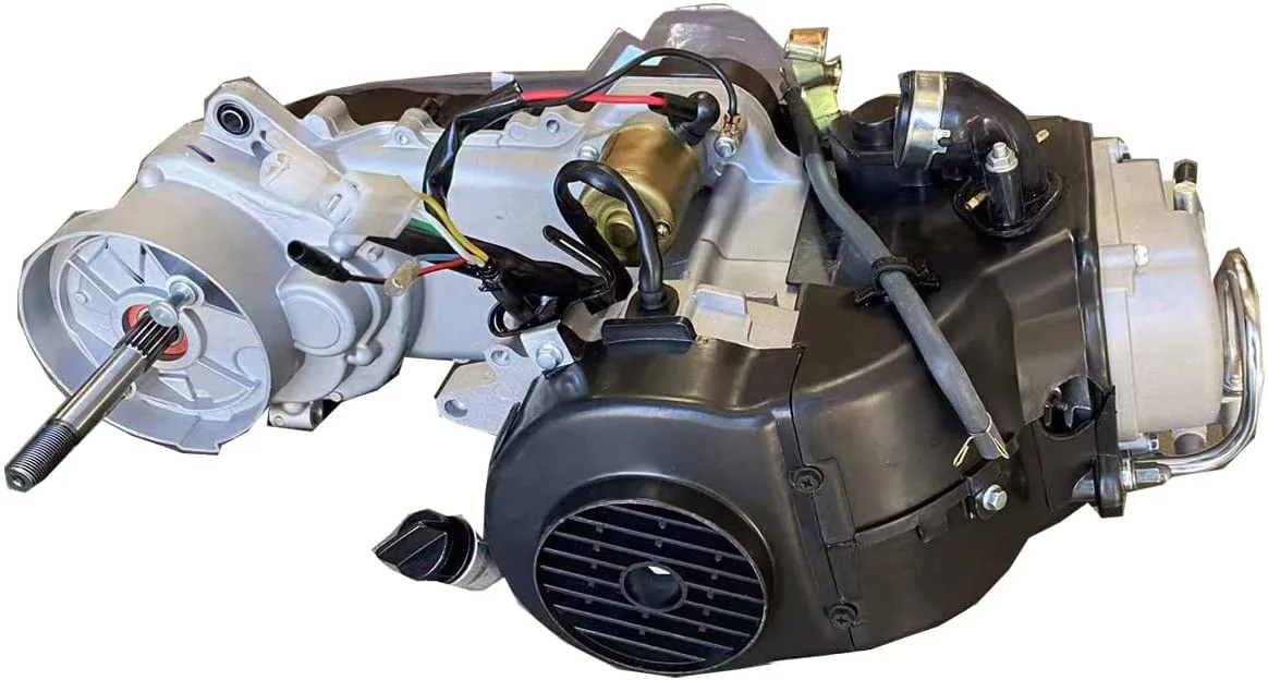 X-PRO 50cc 4-stroke short case GY6 Scooter Engine Auto w/CVT Transmission, Electric/Kick starter for 50cc Scooters