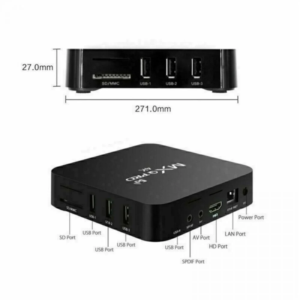 🔥5G MXQ PRO 4K TV BOX Android10.0 Smart Media Player 1GB+8GB 🔥SALE!!