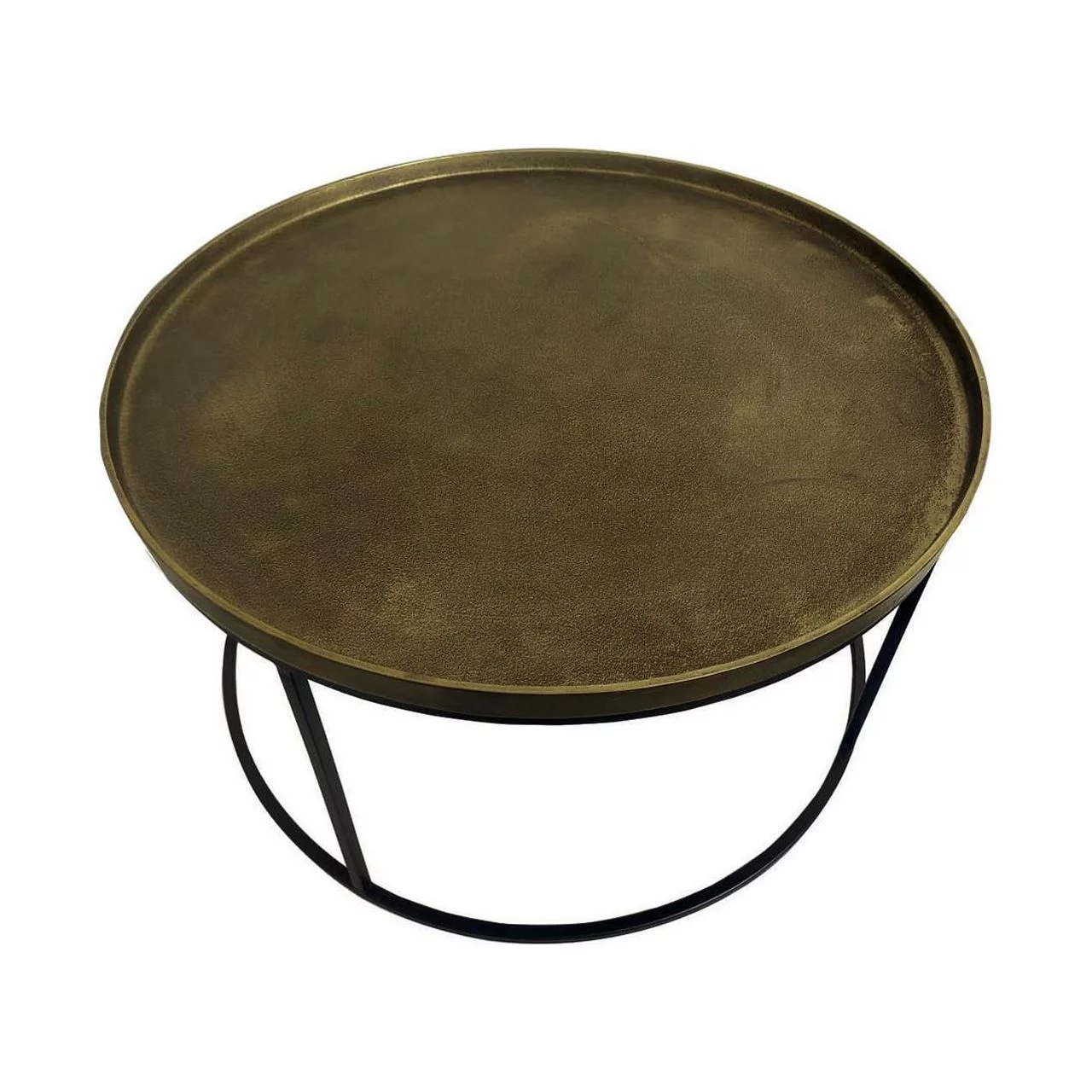 Noble House Lotus Metal Coffee Table - Round