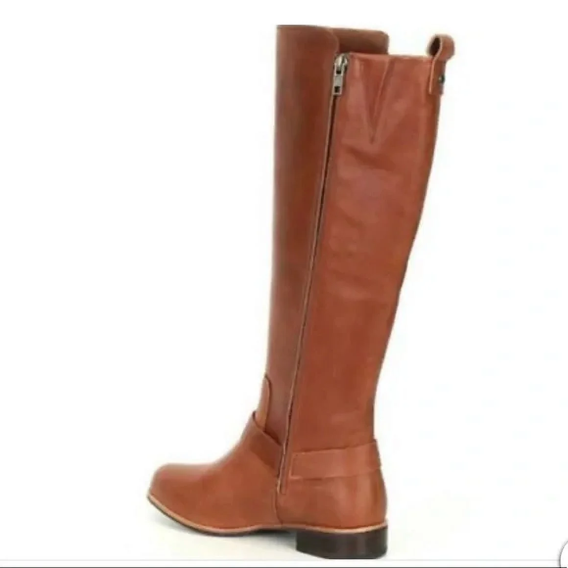 UGG Katelyn Leather Tall Block Brown Riding Boots 8M