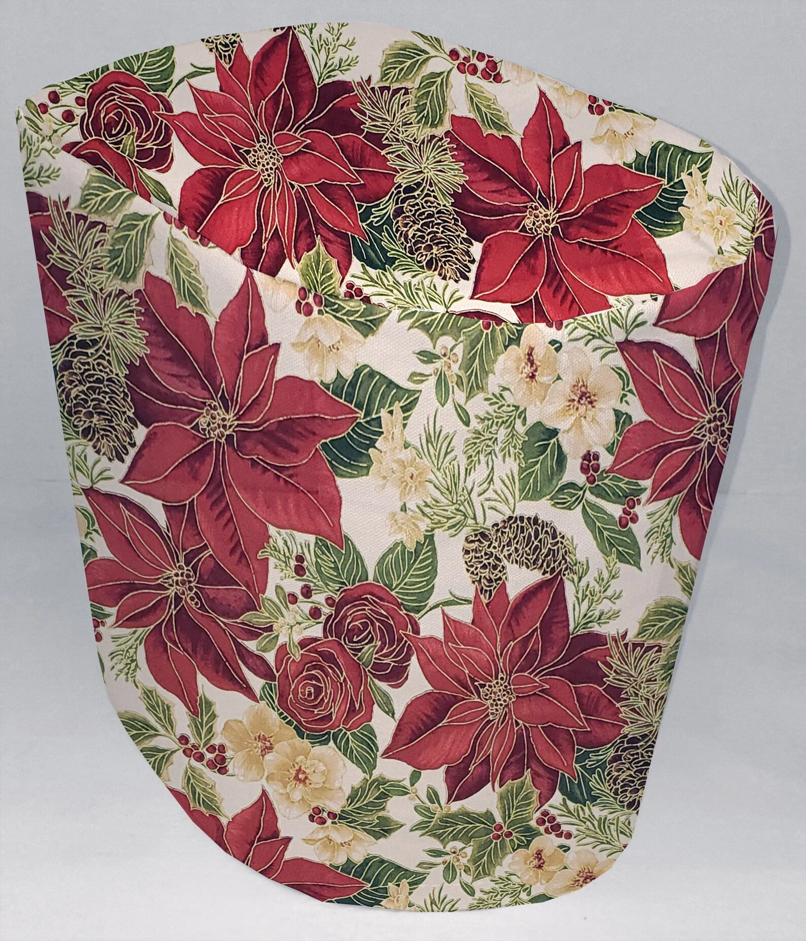 Christmas Poinsettia Cover Compatible with Keurig Coffee Maker (All Christmas Poinsettia, K-Cafe Essential K85)