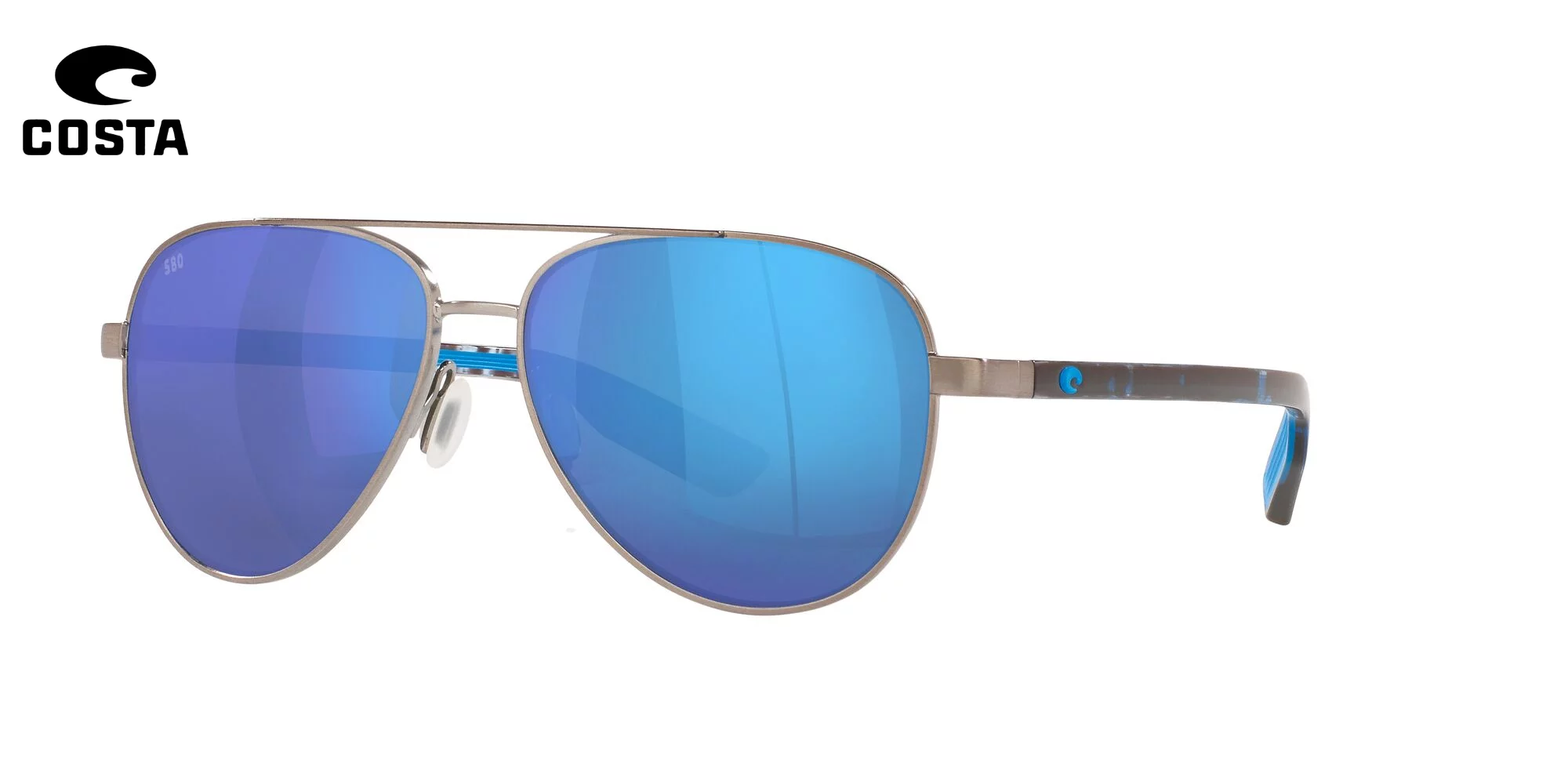 Sunglasses Costa Del Mar 06 S 4002 400202 Peli 287 Brushed Gold Green Mi