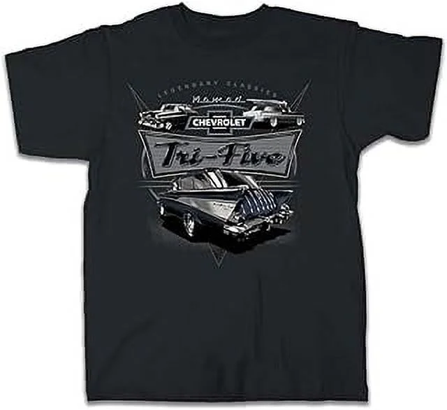 Apparel Men's Graphic T-Shirt, Tri-Five Nomad - Throwback Chevy Tee, Gift for Antique Classic Car Lovers
