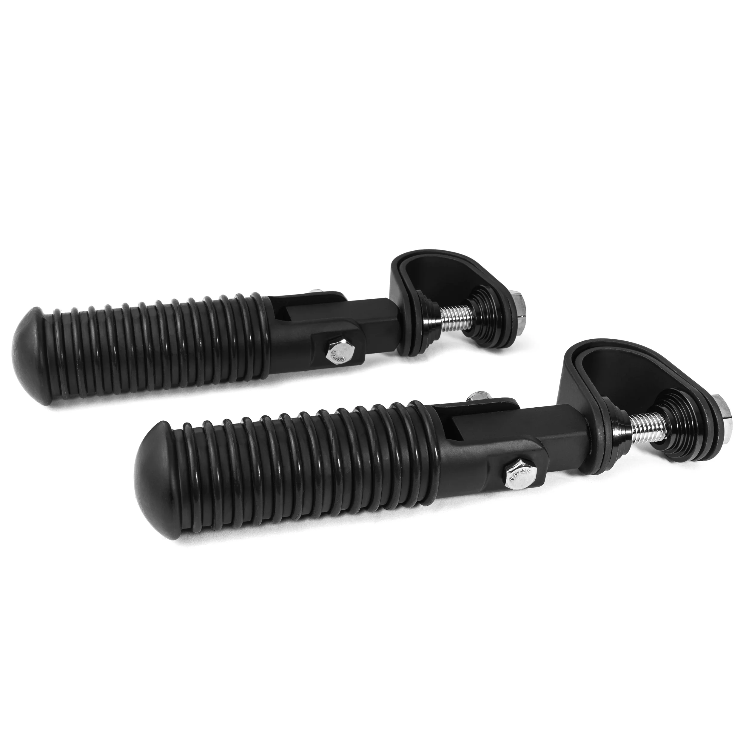 Krator Black Foot Pegs with 1-1.25
