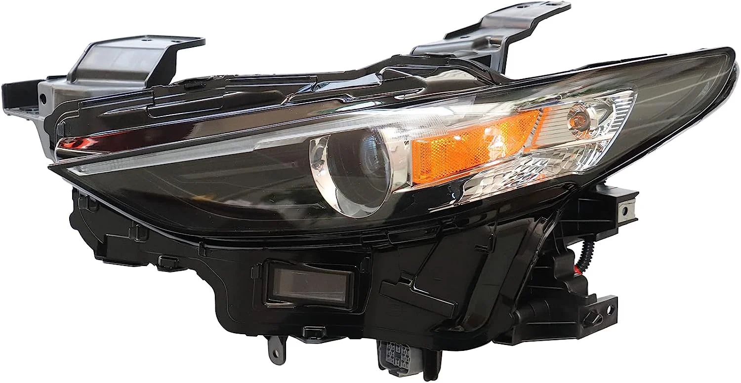 For 2019 2020 Mazda 3 Full LED Headlights Assembly Driver Side Headlights Clear Lens Black Housing Left Headlamp RH- BCJH-51-030 BCJH-51-031 BCJH-51-040 BCJH-51-041 BDTW-51-040