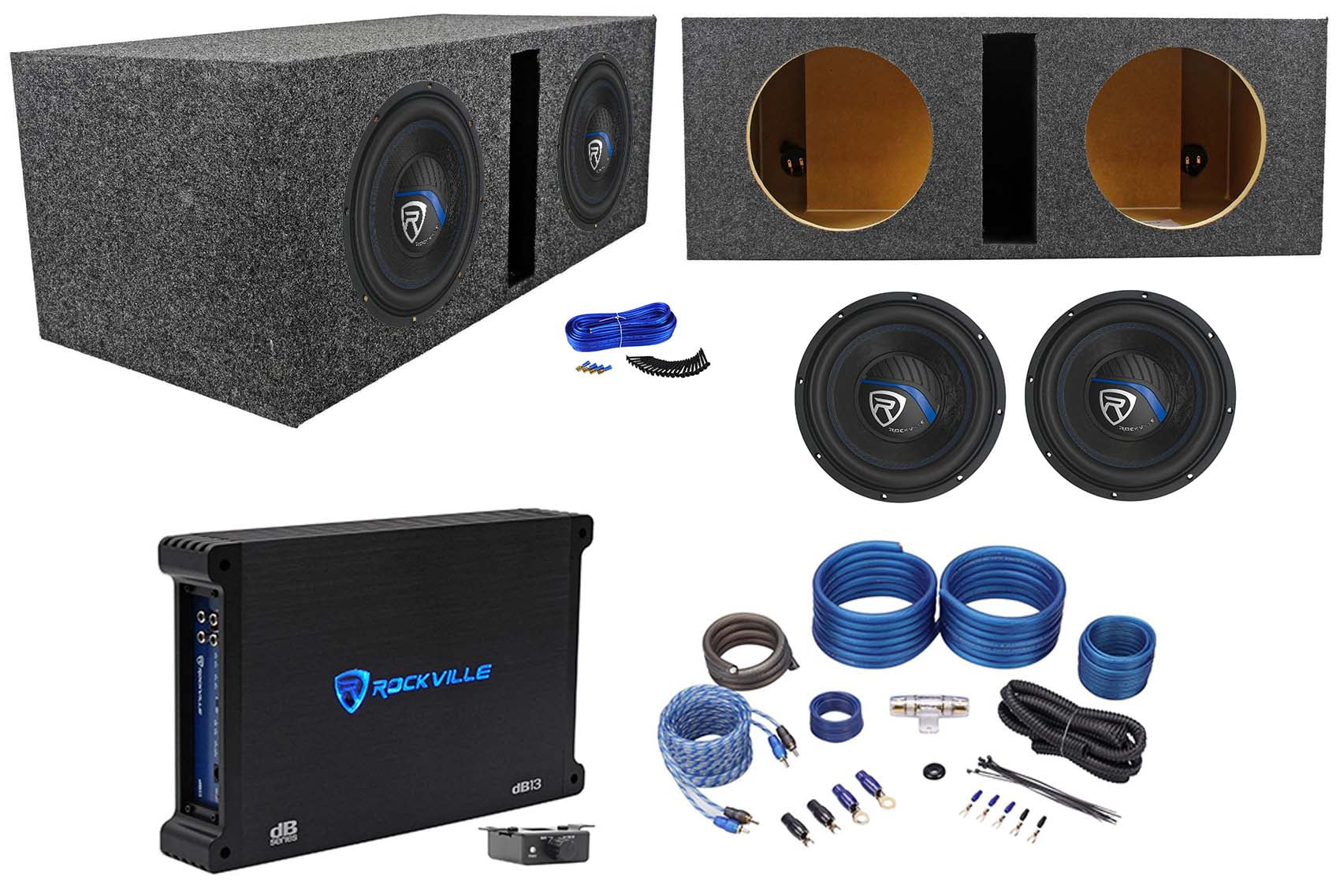 2) Rockville K5 W10K5S4 10