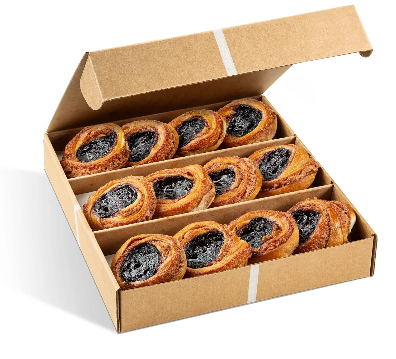 gourmet holiday gift box: blueberry u0026 cinnamon pastries